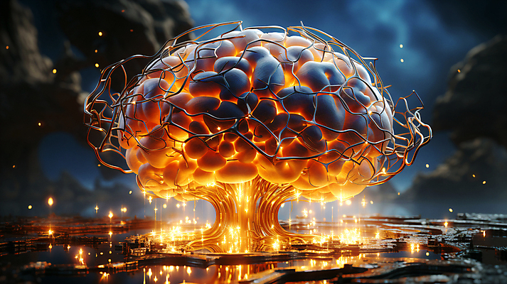 JPG 편집이미지 미래 사람없음 그래픽 빛 디지털 회로판 디지털합성 두뇌 편집소스 SF AI_인공지능 이미지편집 편집실사 AI컴퓨터그래픽 AI콘텐츠 컨셉 CG 뇌 파일형식