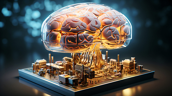 JPG 편집이미지 미래 사람없음 그래픽 빛 디지털 회로판 디지털합성 두뇌 편집소스 SF AI_인공지능 이미지편집 편집실사 AI컴퓨터그래픽 AI콘텐츠 컨셉 CG 뇌 파일형식