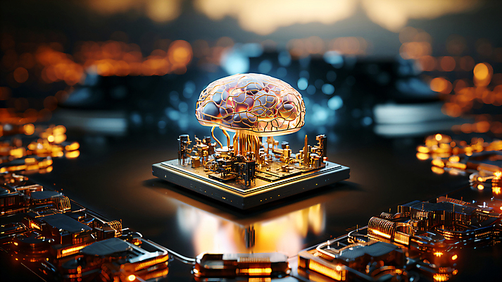 JPG 편집이미지 미래 사람없음 그래픽 빛 디지털 회로판 디지털합성 두뇌 편집소스 SF AI_인공지능 이미지편집 편집실사 AI컴퓨터그래픽 AI콘텐츠 컨셉 CG 뇌 파일형식