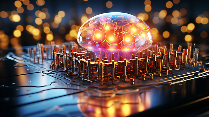 JPG 편집이미지 미래 사람없음 그래픽 빛 디지털 회로판 디지털합성 두뇌 편집소스 SF AI_인공지능 이미지편집 편집실사 AI컴퓨터그래픽 AI콘텐츠 컨셉 CG 뇌 파일형식