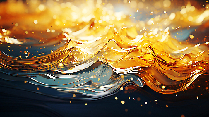 JPG 편집이미지 물결 곡선 사람없음 반짝임 금색 디지털합성 웨이브 편집소스 이미지편집 편집실사 AI컴퓨터그래픽 AI콘텐츠 선 컬러 모션 CG 파일형식