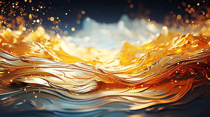 JPG 편집이미지 물결 곡선 사람없음 반짝임 금색 디지털합성 웨이브 편집소스 이미지편집 편집실사 AI컴퓨터그래픽 AI콘텐츠 선 컬러 모션 CG 파일형식