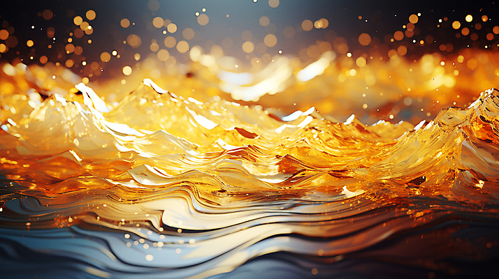 JPG 편집이미지 물결 곡선 사람없음 반짝임 금색 디지털합성 웨이브 편집소스 이미지편집 편집실사 AI컴퓨터그래픽 AI콘텐츠 선 컬러 모션 CG 파일형식