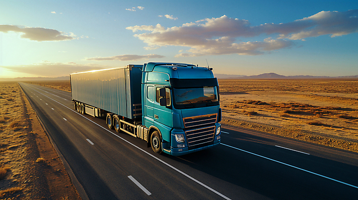 JPG 구름 편집이미지 도로 하늘 풍경 사람없음 일몰 배송 디지털합성 택배 화물트럭 편집소스 탑차 편집실사 AI포토 AI콘텐츠 자연요소 길 교통시설 노을 트럭 운송업 CG 파일형식