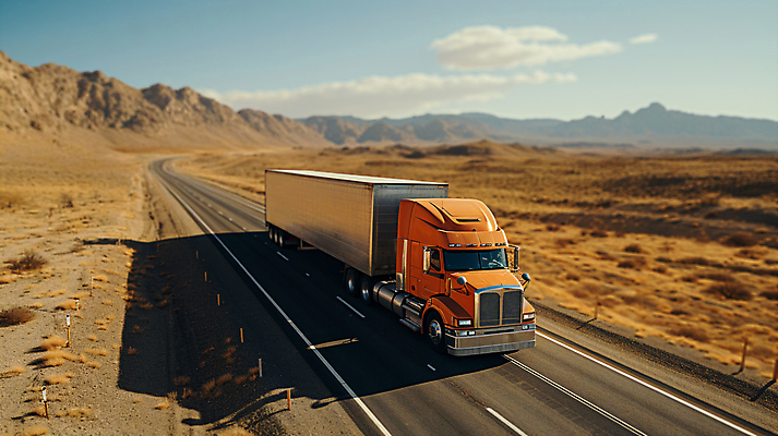 JPG 구름 편집이미지 도로 하늘 산 풍경 사람없음 배송 디지털합성 택배 화물트럭 편집소스 탑차 편집실사 AI포토 AI콘텐츠 자연요소 길 교통시설 트럭 운송업 CG 파일형식