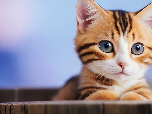 JPG 편집이미지 새끼 사람없음 아웃포커스 귀여움 고양이 편집실사 AI포토 AI콘텐츠 동물 컨셉 포유류 촬영기법 반려동물 CG 파일형식