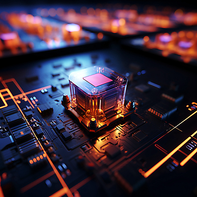 JPG 편집이미지 사람없음 아웃포커스 부속품 큐브 디지털합성 컴퓨터부품 연산 CPU 편집소스 편집실사 AI컴퓨터그래픽 AI콘텐츠 촬영기법 CG 오브젝트 파일형식