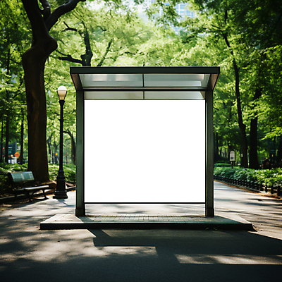 주간 PSD 나무 편집이미지 공원 가로등 아침 거리 광고판 사람없음 야외 도시 버스정류장 알림 키오스크 목업 카피스페이스 이미지편집 자연요소 식물 공공시설 알림판 공백 역 판 파일형식