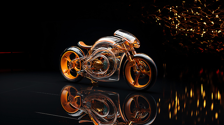 JPG 편집이미지 교통수단 미래 사람없음 빛 반사 오토바이 디지털합성 편집소스 편집실사 AI컴퓨터그래픽 AI콘텐츠 교통 컨셉 바이크 CG 파일형식