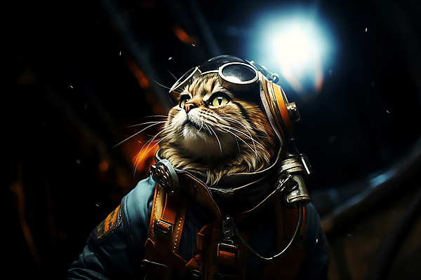 JPG 편집이미지 한마리 고글 의인화 사람없음 빛 우주 고양이 올려보기 우주비행사 디지털합성 우주복 편집소스 편집실사 AI컴퓨터그래픽 AI콘텐츠 1 옷 포유류 모션 반려동물 CG 파일형식