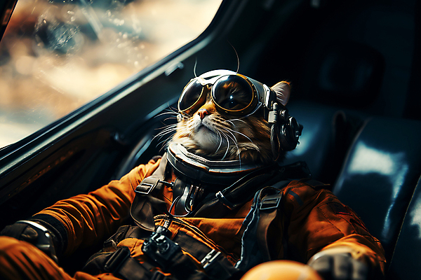 JPG 편집이미지 한마리 응시 창문 고글 의인화 앉기 사람없음 우주 고양이 우주비행사 우주선 디지털합성 우주복 편집소스 편집실사 AI컴퓨터그래픽 AI콘텐츠 1 시선 옷 포유류 모션 반려동물 CG 파일형식