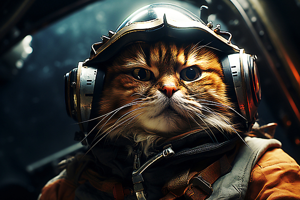 JPG 편집이미지 한마리 응시 고글 의인화 사람없음 우주 고양이 우주비행사 디지털합성 우주복 편집소스 편집실사 AI컴퓨터그래픽 AI콘텐츠 1 시선 옷 포유류 반려동물 CG 파일형식