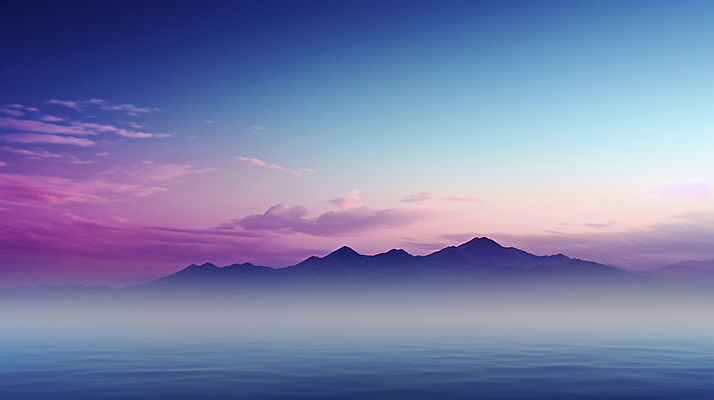 JPG 구름 편집이미지 추상 산 풍경 사람없음 파란색 유행 보라색 수면 신비 이미지 색감 편집실사 AI컴퓨터그래픽 AI콘텐츠 자연요소 컬러 컨셉 무늬 물 CG 파일형식