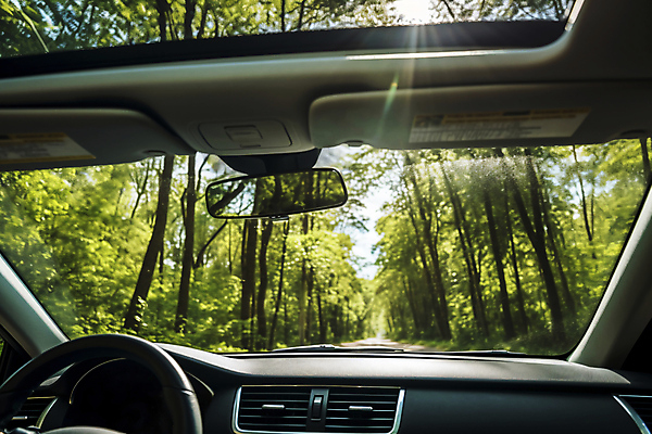 JPG 주간 나무 편집이미지 행복 도로 여유 여행 창문 자동차 자연 휴식 풍경 사람없음 야외 빛 드라이브 차안 운전석 편집실사 AI포토 AI콘텐츠 자연요소 식물 감정 길 육상교통 컨셉 교통시설 운전 CG 생태계 파일형식