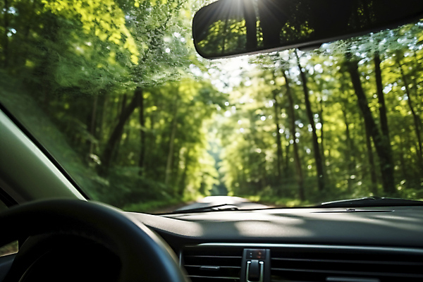 JPG 주간 나무 편집이미지 행복 여유 여행 자동차 자연 휴식 풍경 사람없음 야외 햇빛 드라이브 차안 운전석 편집실사 AI포토 AI콘텐츠 자연요소 식물 감정 육상교통 컨셉 태양 운전 CG 생태계 파일형식