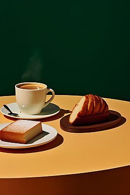 JPG 편집이미지 라이프스타일 접시 커피 음식 빵 탁자 사람없음 초록색 카페 커피잔 티스푼 디지털합성 브런치 편집실사 AI포토 AI콘텐츠 식기 음료 컬러 가구 잔 생활 상점 숟가락 식사 CG 파일형식