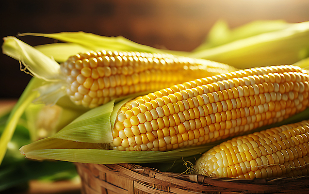 JPG 편집이미지 옥수수 근접촬영 사람없음 아웃포커스 노란색 바구니 옥수수껍질 편집실사 AI포토 AI콘텐츠 뷰포인트 컬러 곡류 촬영기법 껍질 CG 파일형식