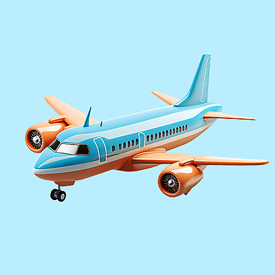 PSD 아이콘 비행기 사람없음 여름 여름휴가 3D아이콘 3D 디지털합성 오브젝트 계절 항공교통 휴가 대중교통 파일형식 여름_계절