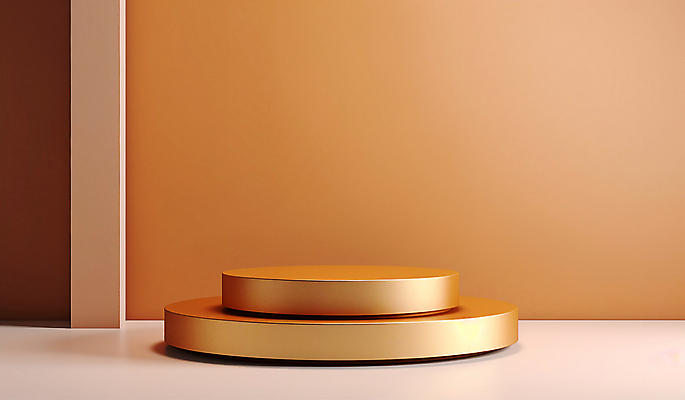 JPG 편집이미지 사람없음 노란색 3D 공간 심플 광택 단상 포디움 편집소스 미니멀 편집3D AI컴퓨터그래픽 AI콘텐츠 컬러 무대 디지털합성 파일형식