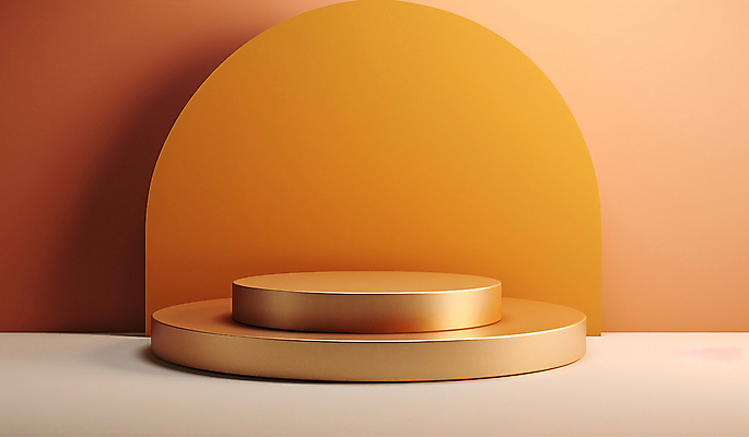 JPG 편집이미지 사람없음 노란색 3D 공간 심플 광택 단상 포디움 편집소스 미니멀 편집3D AI컴퓨터그래픽 AI콘텐츠 컬러 무대 디지털합성 파일형식