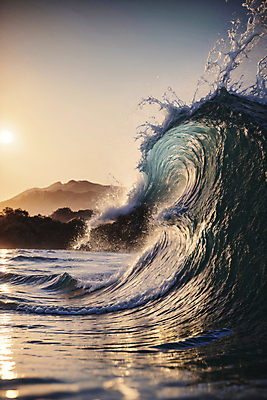 JPG 구름 편집이미지 파도 바다 섬 자연 사람없음 햇빛 태양 일몰 편집실사 AI포토 AI콘텐츠 자연요소 노을 CG 생태계 파일형식