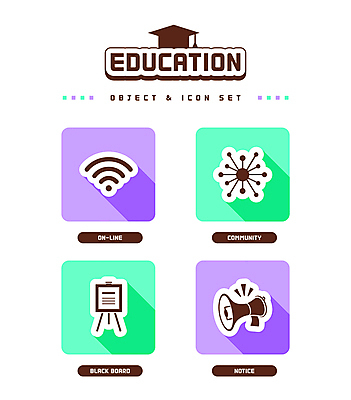 아이콘 교육 사람없음 연두색 사각형 보라색 칠판 확성기 네트워크 연결 알림 오브젝트 와이파이 커뮤니티 온라인 2D아이콘 AI파일 도형 컬러 초록색 무선인터넷 파일형식 벡터