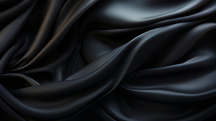 JPG 편집이미지 백그라운드 사람없음 검은색 주름 실크 천 질감 결 패브릭 편집실사 AI포토 AI콘텐츠 컬러 무늬 직물 CG 파일형식