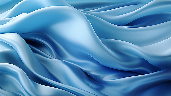 JPG 편집이미지 백그라운드 사람없음 파란색 주름 실크 천 질감 결 패브릭 편집실사 AI포토 AI콘텐츠 컬러 무늬 직물 CG 파일형식