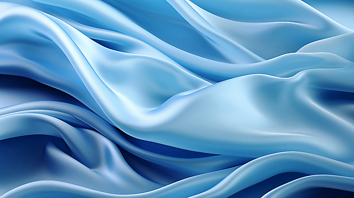 JPG 편집이미지 백그라운드 사람없음 파란색 주름 실크 천 질감 결 패브릭 편집실사 AI포토 AI콘텐츠 컬러 무늬 직물 CG 파일형식