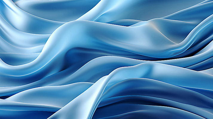 JPG 편집이미지 백그라운드 사람없음 파란색 주름 실크 천 질감 결 패브릭 편집실사 AI포토 AI콘텐츠 컬러 무늬 직물 CG 파일형식