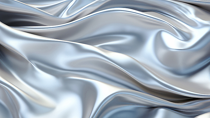 JPG 편집이미지 백그라운드 사람없음 주름 은색 실크 천 질감 결 광택 패브릭 편집실사 AI포토 AI콘텐츠 컬러 무늬 직물 CG 파일형식