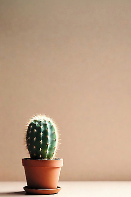 JPG 편집이미지 화분 선인장 실내 사람없음 선인장화분 카피스페이스 편집실사 AI포토 AI콘텐츠 식물 내부 공백 CG 파일형식