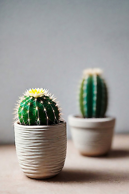 JPG 편집이미지 화분 선인장 실내 사람없음 블러효과 선인장화분 편집실사 AI포토 AI콘텐츠 식물 내부 CG 블러 파일형식 효과