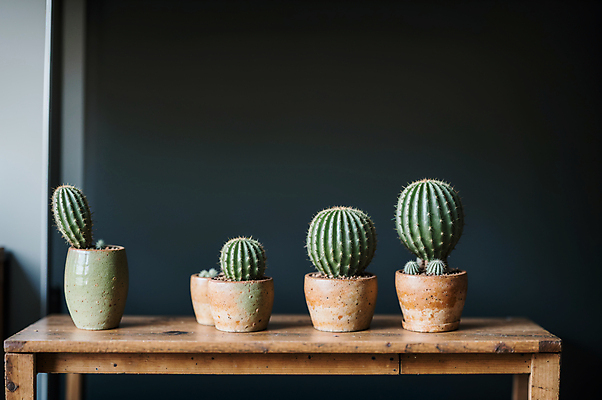 JPG 편집이미지 화분 선인장 실내 사람없음 나무탁자 선인장화분 편집실사 AI포토 AI콘텐츠 식물 탁자 내부 CG 파일형식