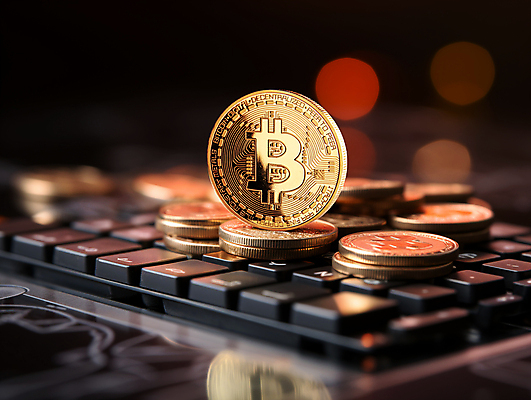 JPG 편집이미지 사람없음 금융 노트북 동전 키보드 재테크 디지털합성 투자 동전탑 편집소스 가상화폐 편집실사 AI포토 AI콘텐츠 돈 비즈니스 경제 전자제품 쌓기 CG 파일형식