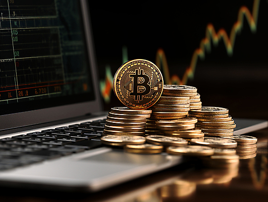 JPG 편집이미지 그래프 사람없음 금융 노트북 동전 주식 재테크 디지털합성 투자 동전탑 주식표 편집소스 가상화폐 편집실사 AI포토 AI콘텐츠 돈 비즈니스 경제 전자제품 쌓기 CG 파일형식