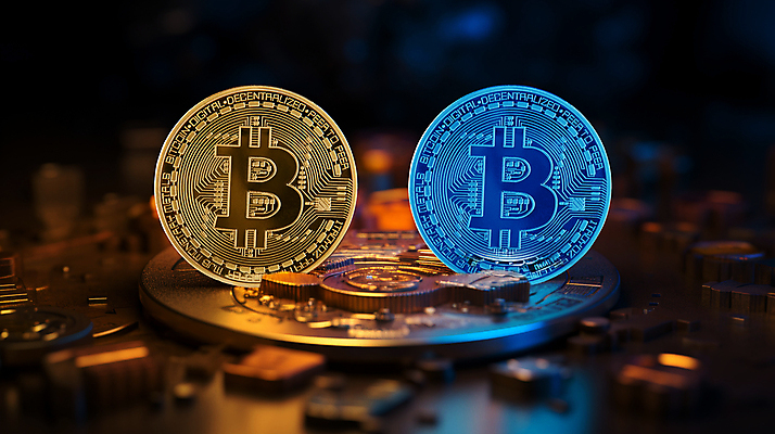 JPG 편집이미지 사람없음 금융 파란색 동전 금색 재테크 디지털합성 투자 편집소스 가상화폐 편집실사 AI포토 AI콘텐츠 컬러 돈 비즈니스 경제 CG 파일형식