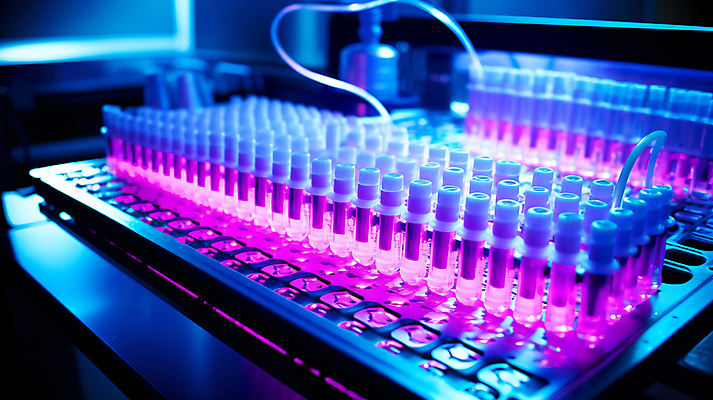 JPG 편집이미지 과학 실험기구 실험 사람없음 파란색 빛 견본 실험실 병 가득함 디지털합성 저장 네온 보관소 연구소 형광 편집실사 AI포토 AI콘텐츠 식기 컬러 CG 파일형식