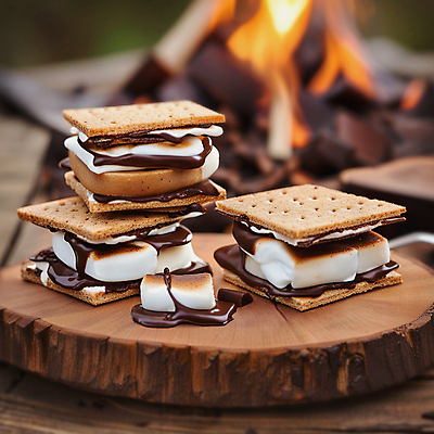 JPG 편집이미지 디저트 사람없음 아웃포커스 쌓기 크래커 쿠키 초콜릿 캠핑 숲 모닥불 디지털합성 마시멜로우 나무받침 편집소스 스모어 편집실사 AI포토 AI콘텐츠 음식 모션 불 레저 촬영기법 목재 받침대 CG 파일형식