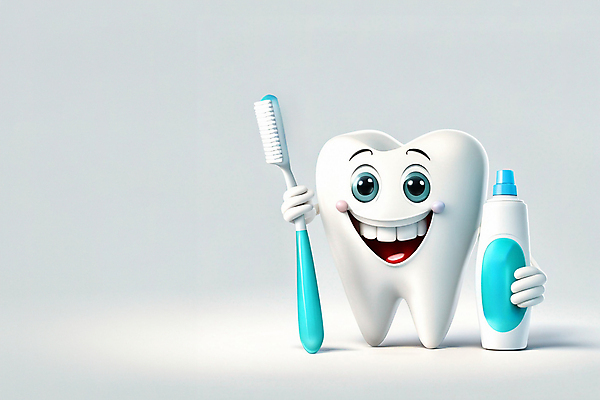 JPG 편집이미지 캐릭터 치과 웃음 들기 사람없음 흰색 치아 칫솔 치약 편집실사 AI컴퓨터그래픽 AI콘텐츠 컬러 모션 표정 병원 위생용품 소화기관 CG 파일형식