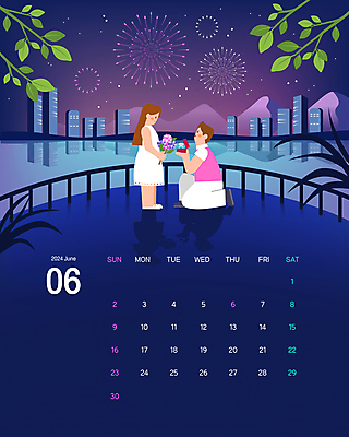 전신 커플 여자 남자 꽃다발 결혼 프로포즈 야경 일러스트 밤하늘 불꽃놀이 서기 들기 성인 두명 여름 파란색 강 반사 마주보기 달력 도시 풀잎 무릎꿇기 6월 반지케이스 신랑신부 여름밤 성인만 국내일러스트 AI파일 계절 꽃 신부_웨딩 컬러 신랑 잎 관계 모션 놀이 하늘 사람 이벤트 풀_식물 날짜 야간 보관함 파일형식 벡터 풍경_경치