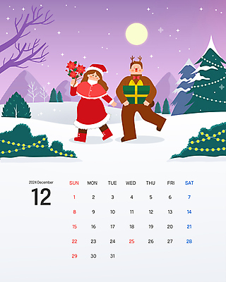 전신 나무 커플 여자 남자 꽃다발 결혼 크리스마스 겨울 일러스트 크리스마스선물 들기 성인 두명 선물상자 산타클로스 걷기 설원 보라색 루돌프 달력 보름달 흰색 눈 야간 12월 포인세티아 신랑신부 코스프레 성인만 눈덮임 국내일러스트 AI파일 자연요소 식물 계절 기념일 꽃 신부_웨딩 컬러 신랑 컨셉 관계 모션 날씨 사슴 눈_날씨 선물 사람 이벤트 상자 달 날짜 파일형식 벡터