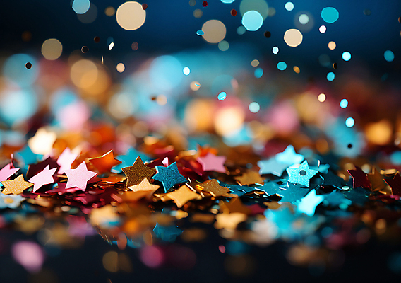 JPG 편집이미지 사람없음 그래픽 컬러풀 파티 축제 축하 생일파티 디지털합성 파티용품 꽃가루 풍선 편집소스 편집실사 AI포토 AI콘텐츠 컬러 컨셉 이벤트 생일 가루 CG 이벤트용품 파일형식