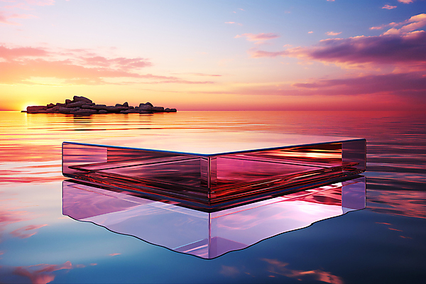 JPG 구름 편집이미지 유리 하늘 풍경 사람없음 그래픽 강 반사 일몰 디지털합성 단상 유리판 포디움 편집소스 이미지편집 편집실사 AI컴퓨터그래픽 AI콘텐츠 자연요소 재질 노을 무대 CG 파일형식