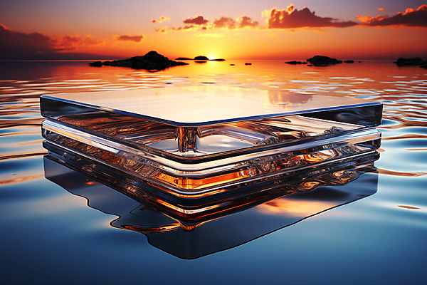 JPG 구름 편집이미지 유리 하늘 풍경 사람없음 그래픽 강 반사 일몰 디지털합성 단상 유리판 포디움 편집소스 이미지편집 편집실사 AI컴퓨터그래픽 AI콘텐츠 자연요소 재질 노을 무대 CG 파일형식