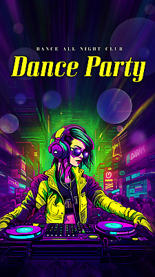 PSD 편집이미지 여자 힙합 한명 상반신 성인 빛 컬러풀 선글라스 헤드폰 원형 군중 DJ 클럽 네온 펑키 빛망울 댄스파티 디제잉 디제잉기계 성인여자한명만 이미지편집 도형 1 안경 음악 컬러 음향기기 사람 파티 여자한명만 성인여자만 파일형식