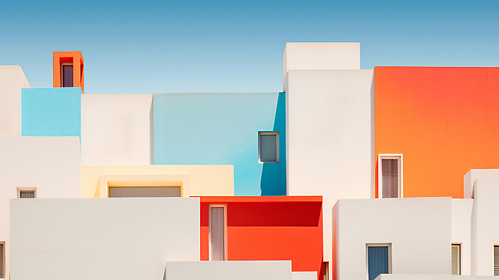 JPG 편집이미지 건축물 디자인 창문 사람없음 건물 컬러풀 디지털합성 편집실사 AI포토 AI콘텐츠 건축 컬러 CG 파일형식