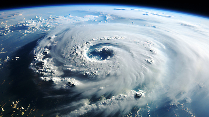 JPG 구름 편집이미지 지구 사람없음 파란색 인공위성 소용돌이 디지털합성 태풍 허리케인 편집소스 편집실사 AI컴퓨터그래픽 AI콘텐츠 자연요소 컬러 통신 회오리 자연재해 CG 파일형식