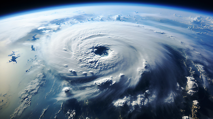 JPG 구름 편집이미지 지구 사람없음 파란색 인공위성 소용돌이 디지털합성 태풍 허리케인 편집소스 편집실사 AI컴퓨터그래픽 AI콘텐츠 자연요소 컬러 통신 회오리 자연재해 CG 파일형식