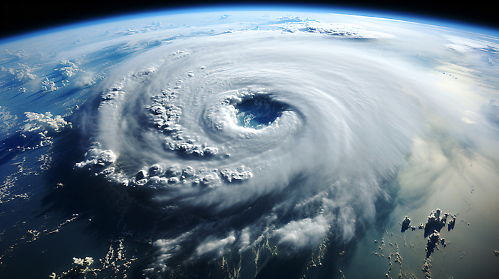 JPG 구름 편집이미지 지구 사람없음 파란색 인공위성 소용돌이 디지털합성 태풍 허리케인 편집소스 편집실사 AI컴퓨터그래픽 AI콘텐츠 자연요소 컬러 통신 회오리 자연재해 CG 파일형식